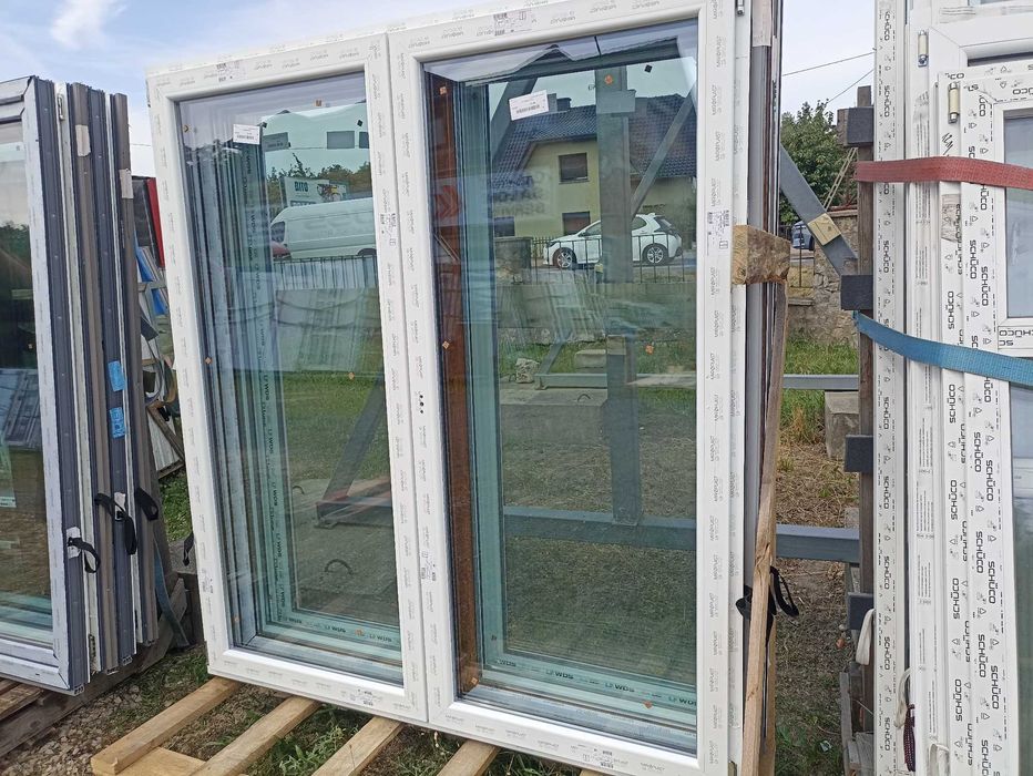 Okno tarasowe pcv 180/200 antracyt