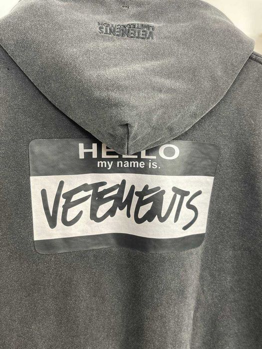 VETEMENTS "HELLO" Hoodie | Бавовняне Худі Ветементс | Преміум Кофта