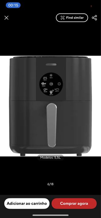 AirFryer nova na caixa