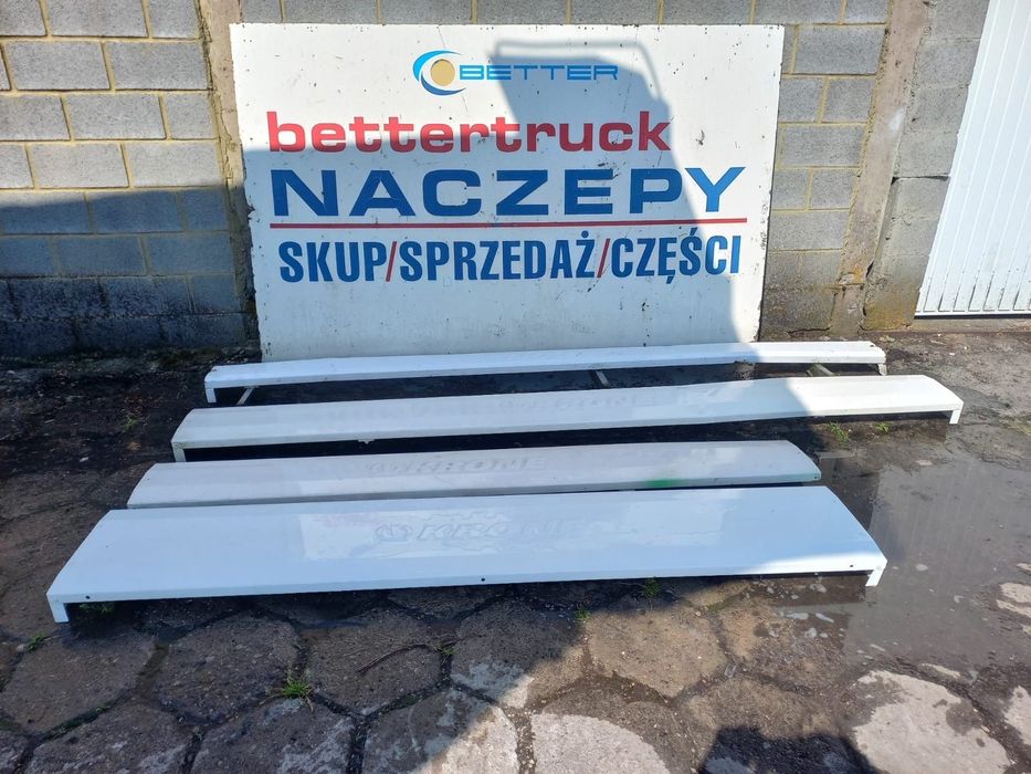 Osłony międzyosiowe antyrowerowe Rowerówki Krone naczepa przyczepa rolnicza komplet