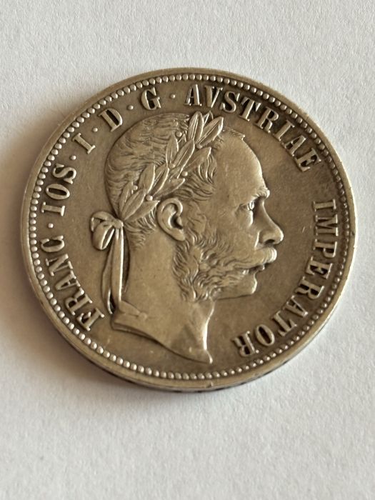 1 Floren 1889 Srebro Ag.900 Franciszek Józef Austro-Węgry Piękne Detale