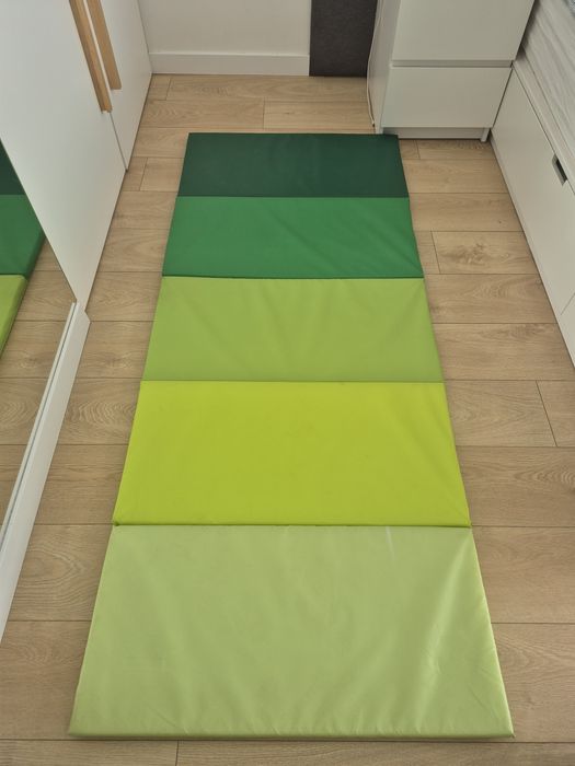 Mata do ćwiczeń ikea zielona