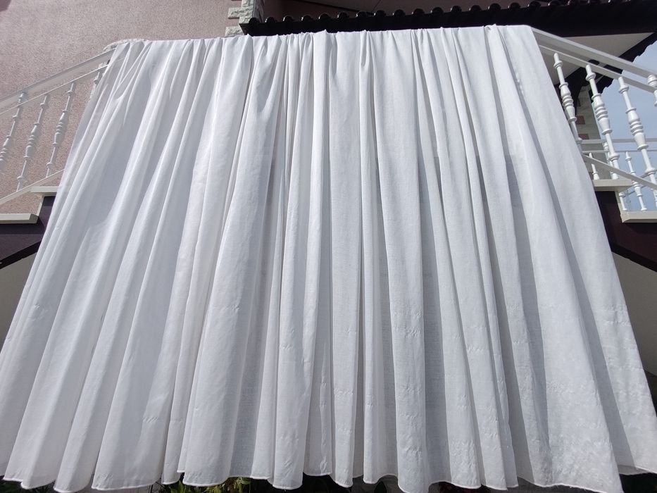 Cortina onda branca com 10M de largura