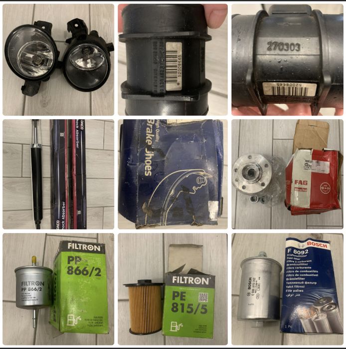 Лот авто запчастин  ( 60 шт)