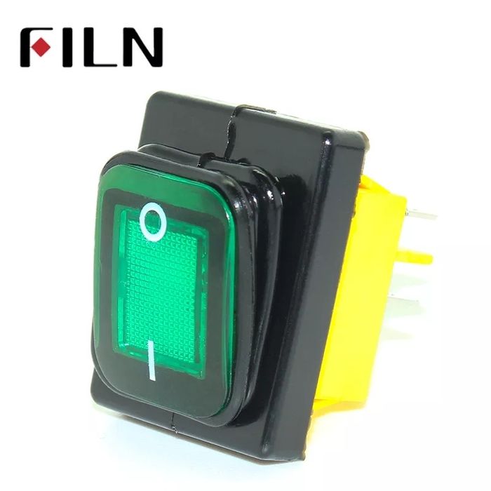 Кнопка для сварочных инверторов боллеров влагозащита 4 клеммы, 30А