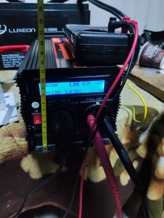 Інвертор 3кв.+Акумулятор 100А.Гелевий.Комплект.