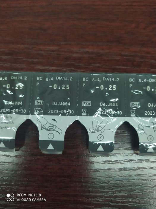 Soczewki do oczu minus 0,25