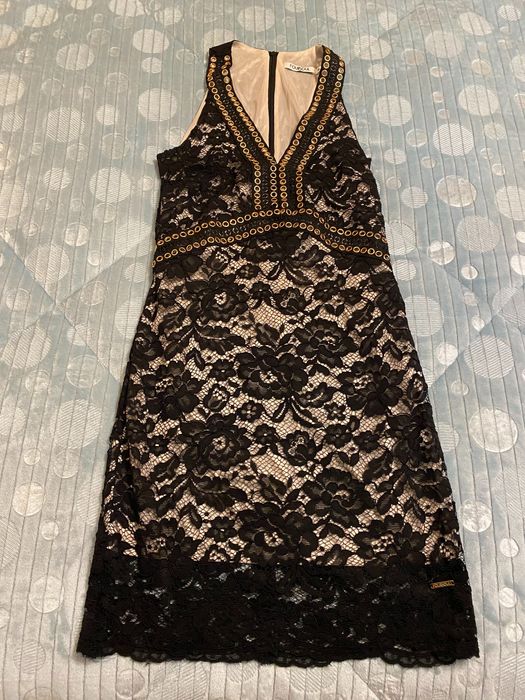 Vestido Foursoul - preto rendado