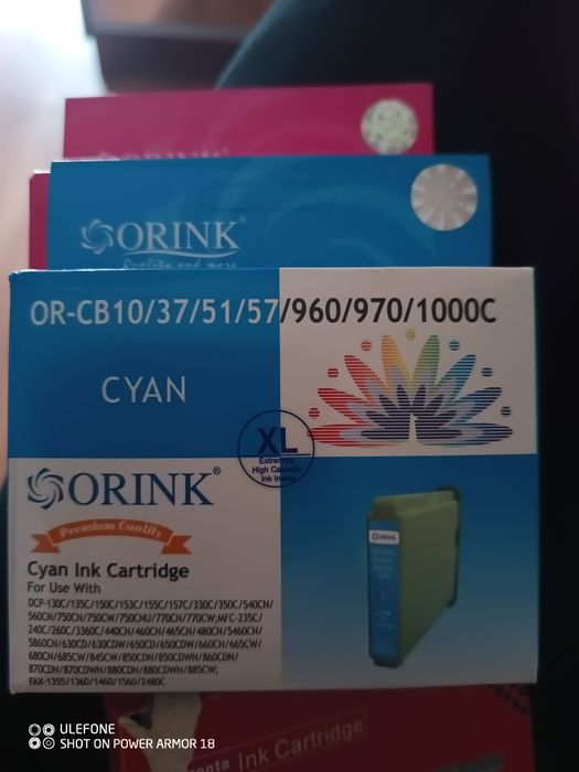 Tusz - kartridż do drukarki Brother DCP oraz MFC - komplet 7 sztuk