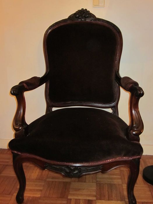 2 cadeirões Luís XV