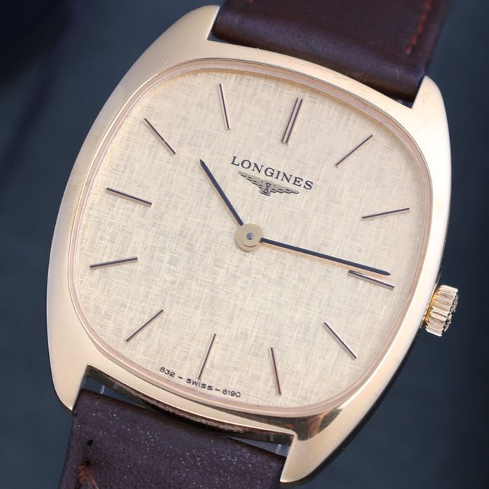 Zegarek meski longines manual linen dial z papierami