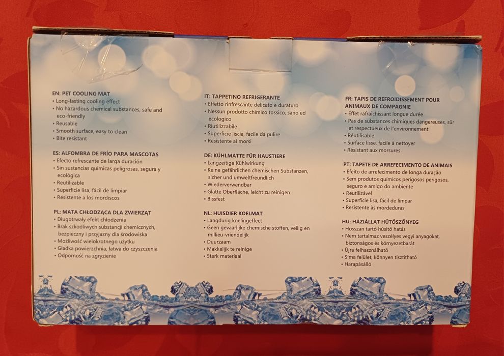Tapete arrefecimento animais 50x65cm