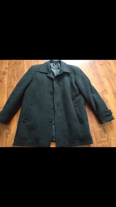 Płaszcz męski flausz zimowy ciepły