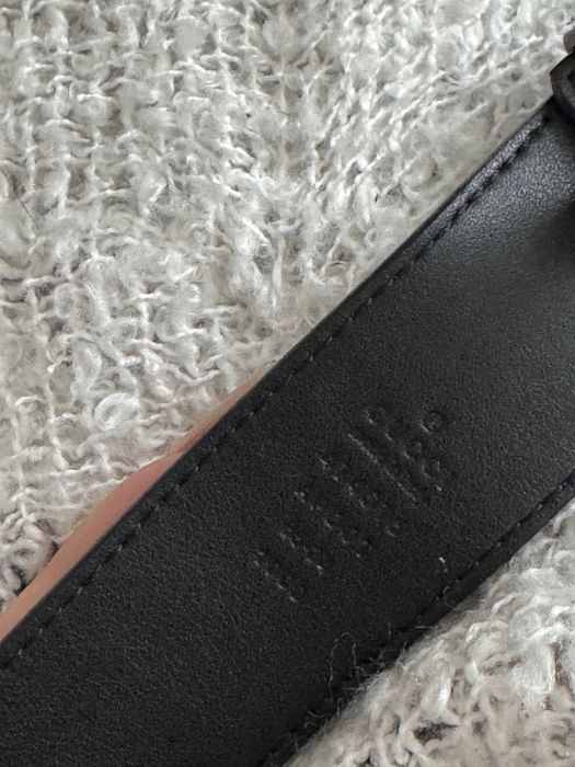 Czarny skórzany Pasek Gucci