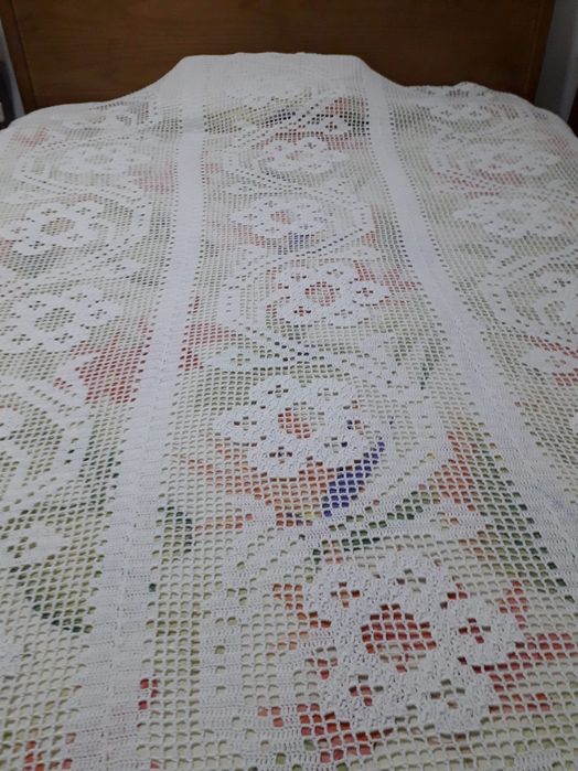 Colcha feita à mão para cama de casal