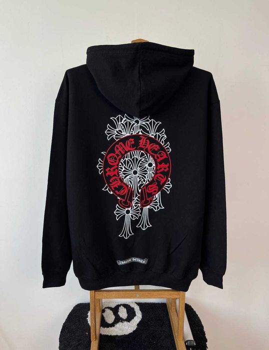 Оверсайз Зіп-Худі Chrome Hearts | Кофта Хром Хартс (Хром Хардс)