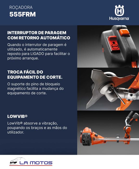 Roçadora Husqvarna 555 FRM