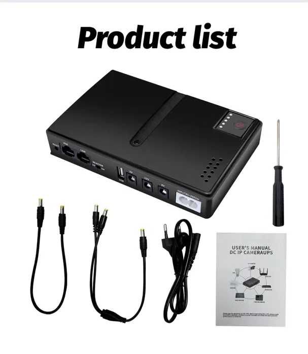 Mini ups dc1018l (без акумуляторів)