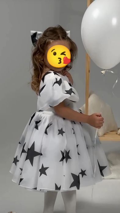 Стильна сукня, платье, зірочка 110-116