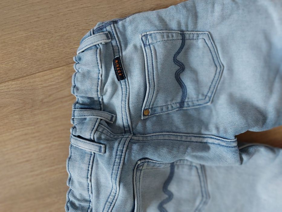 Spornie jeansy chlopiece hm 104