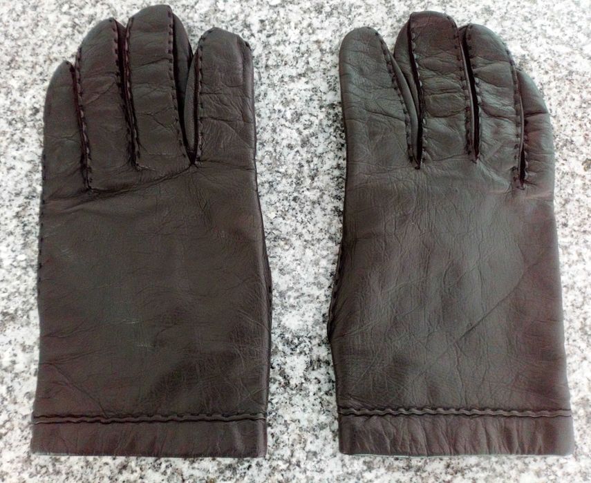 Homem » Luvas de cabedal genuíno da CASA DAS PELES (size M)