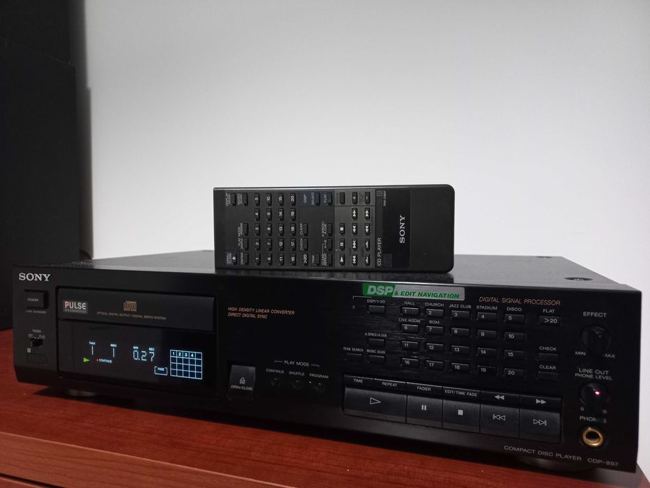CD Sony CDP-897 pilot odtwarzacz wysoki model