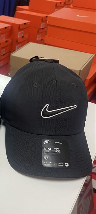 Кепка Nike Club Cap FB5369-010 оригінал | бейсболка Найк чорна | Nike cap