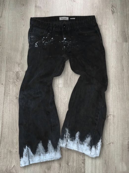 Flared Jeans black