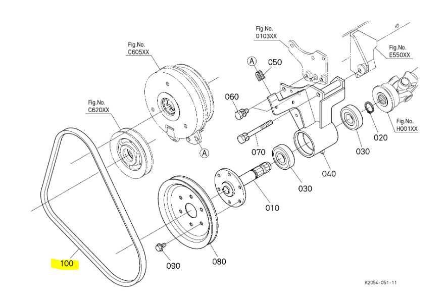Oryginalny Pasek Sprzęgła PTO Kubota  G231 G261