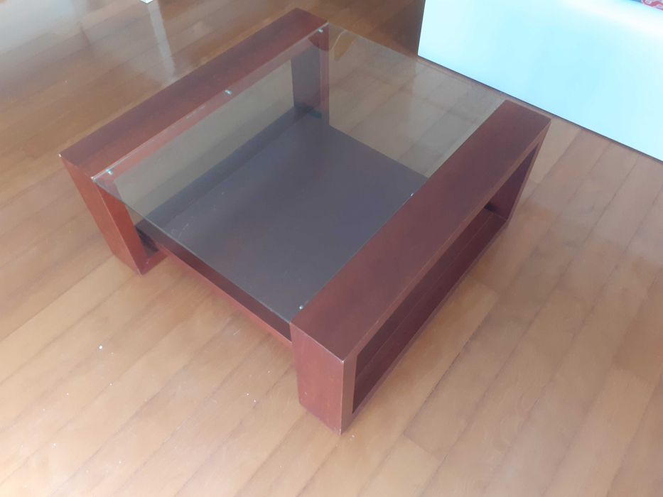 Mesa centro e movel de televisão