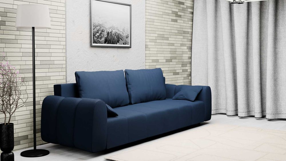 Kanapa,sofa CHILL-Funkcja Spania 145/200cm,Pojemnik! Transport Gratis!