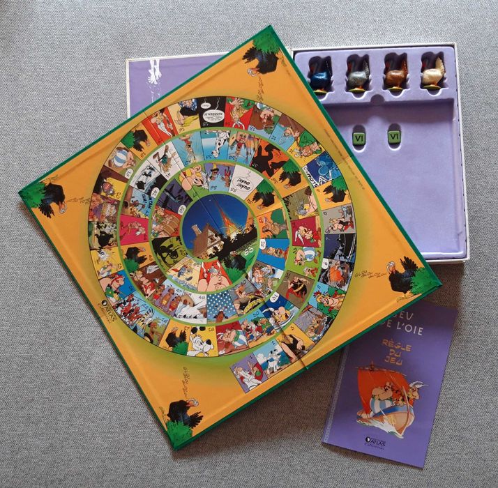 Jogo tabuleiro ASTÉRIX "Jeu de l'oie" Jogo do Ganso