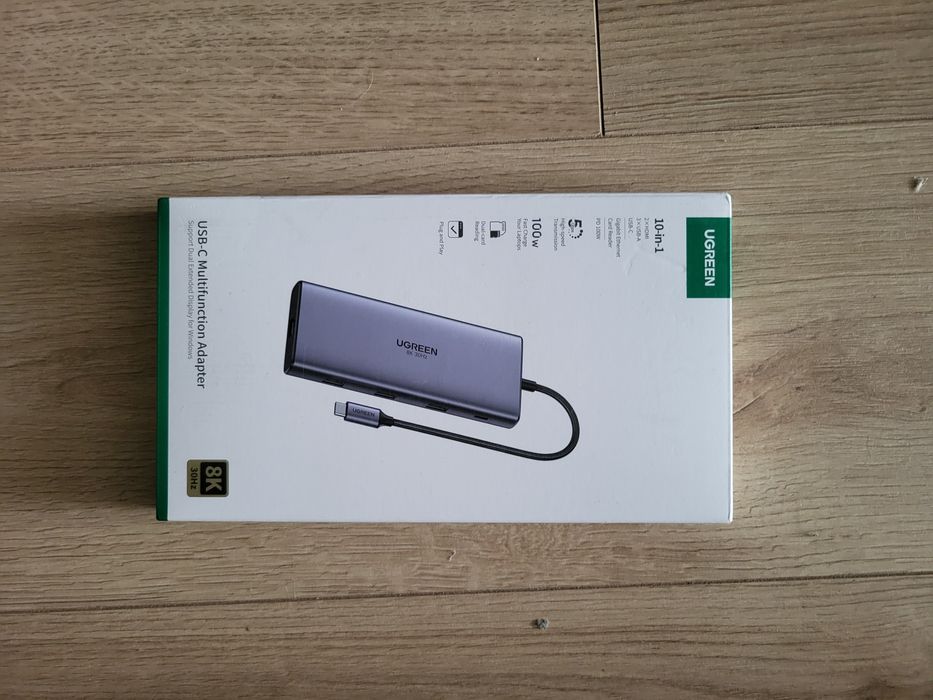 Hub Адаптер UGREEN USB-C 10 в 1 8K