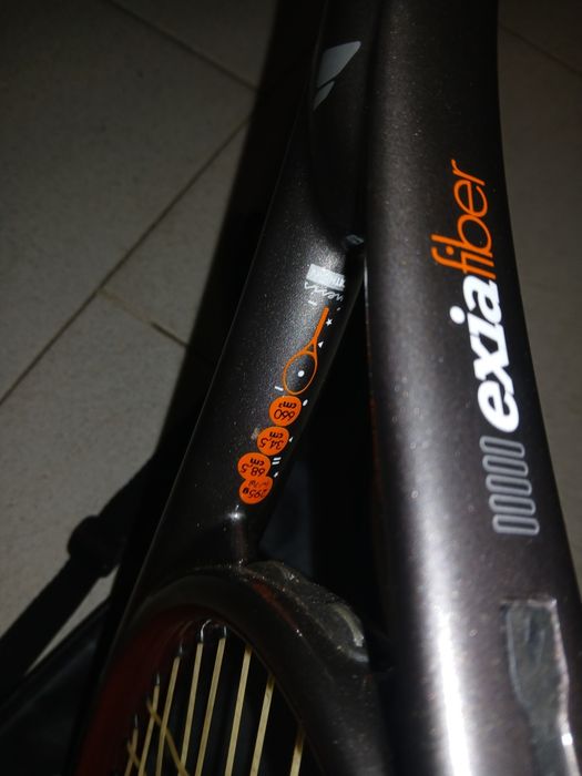 Raquete Tennis Inesis Exia Fiber c capa  usado 1x