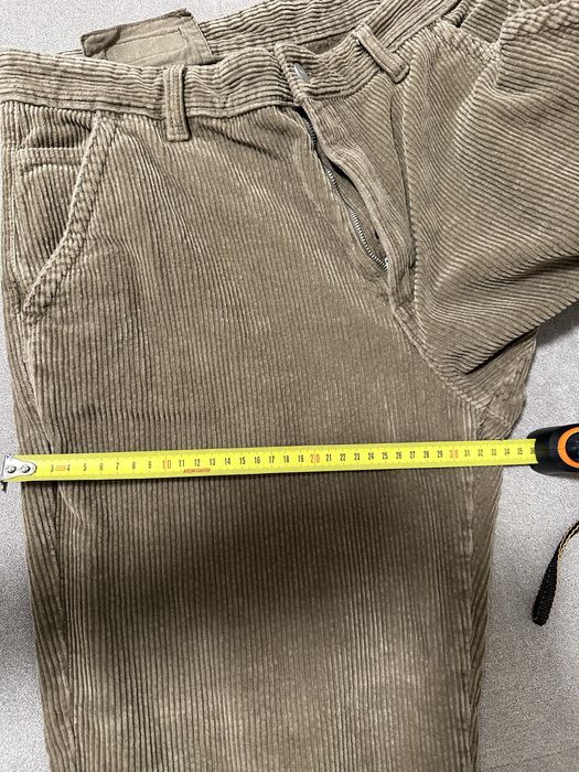 Штаны мужские  вельветоввые Zara carrot fit 42 32