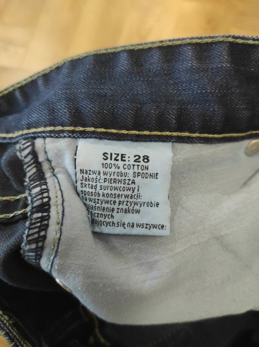 Chłopięce spodnie jeansowe 78cm pas