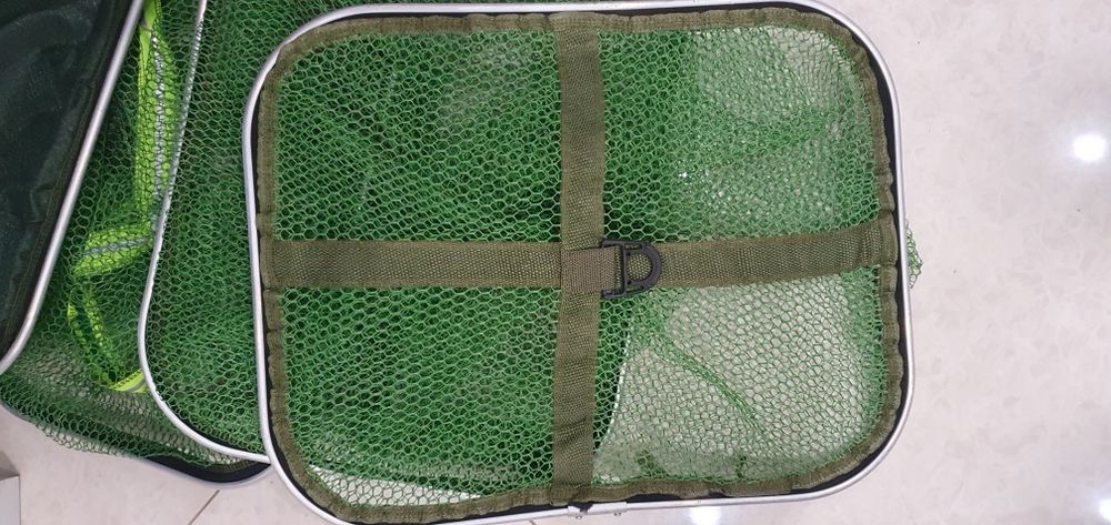 Садок рыболовный квадратный прорезиненный 2/2.5 /3м