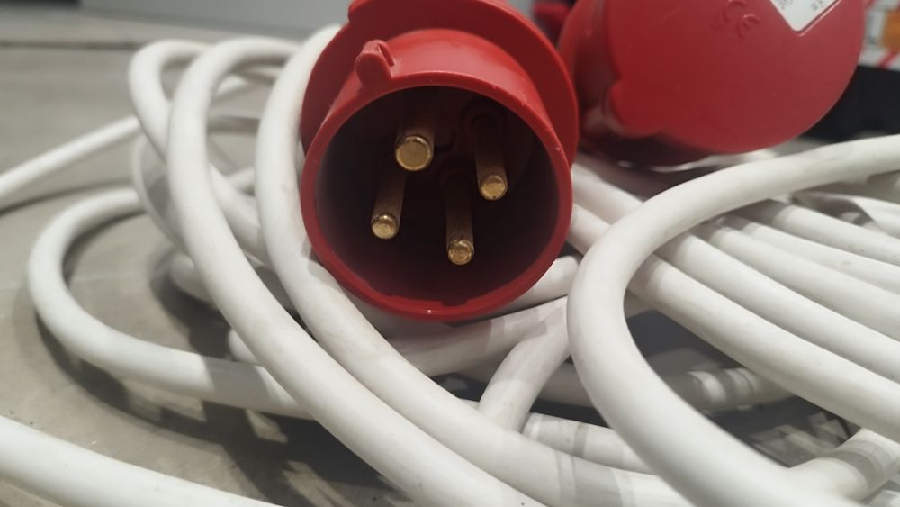 Przedłużacz 400V siłowy 5x4mm2 10mb