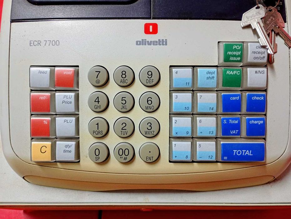 Registadoras Olivetti ECR 7700