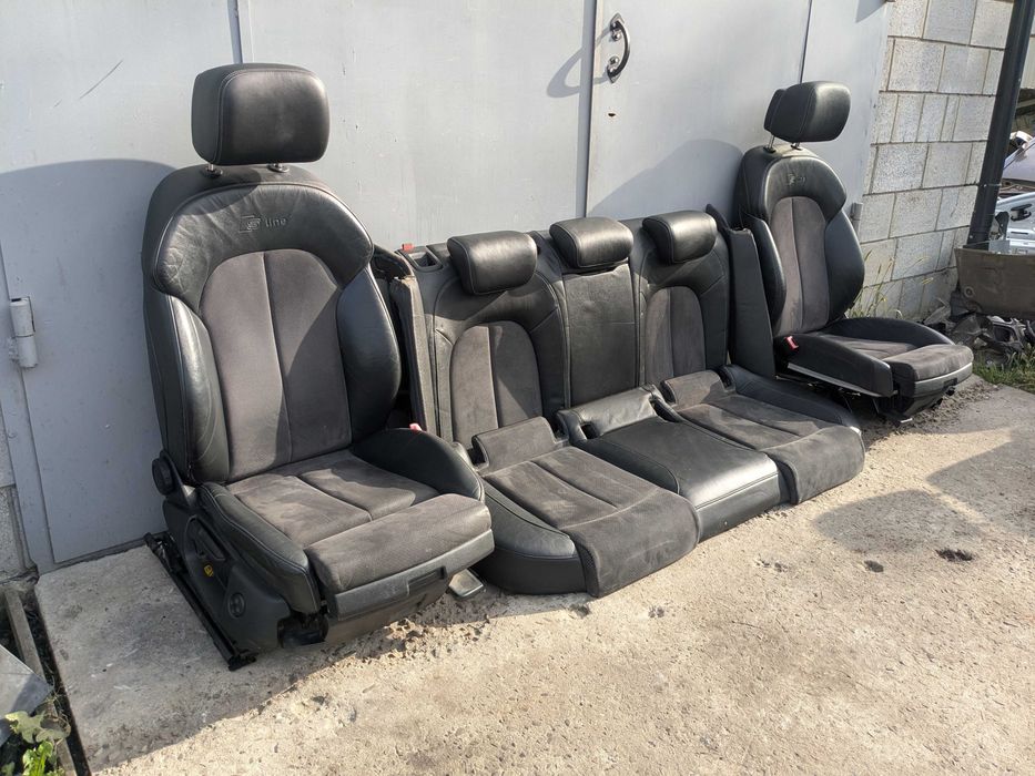 Салон Audi A6 C7 Recaro Підігрів Сидение Сідушки Кожа Алькантара Шкіра А6 Ц7 S-line