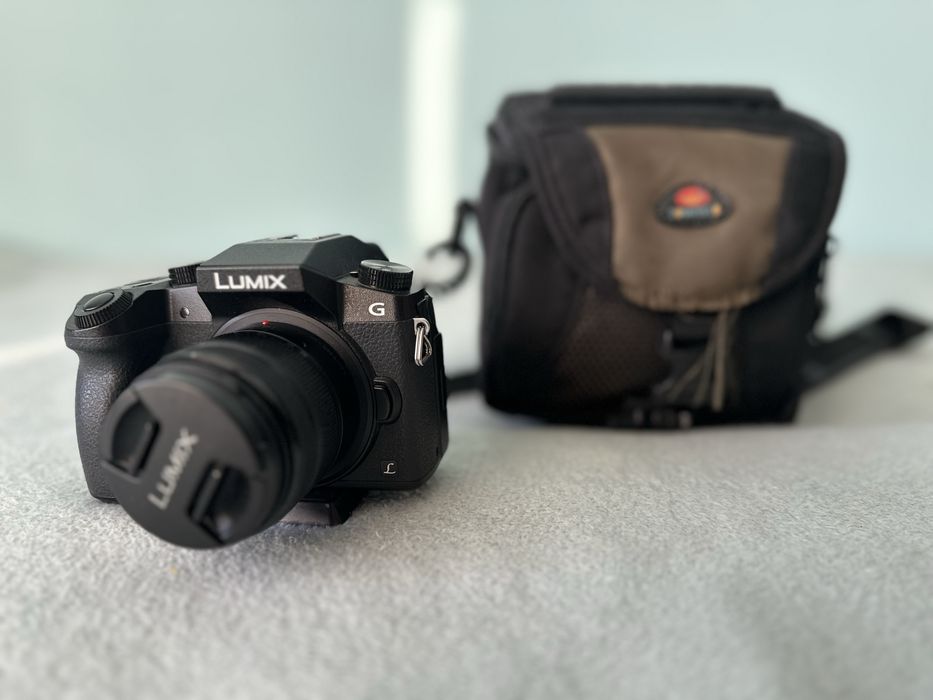 Panasonic Lumix G7  (2 obiektywy) + 2 baterie – mało używany