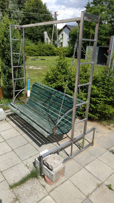 Huśtawka ogrodowa INOX nierdzewna