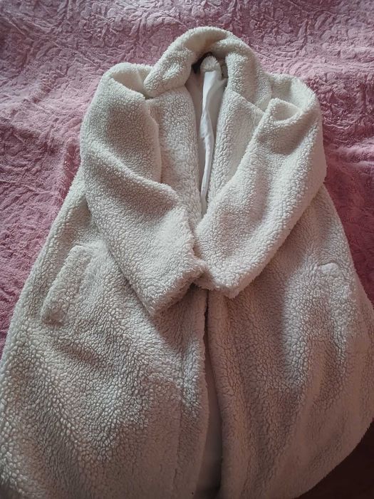 Шубка Тедді біла