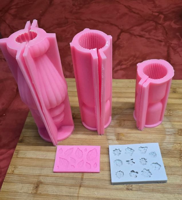 5 Moldes para velas