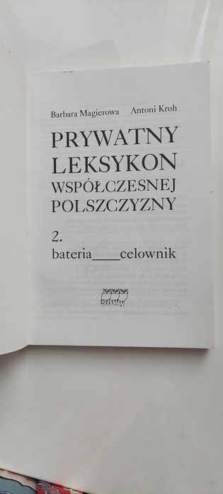 Prywatny leksykon współczesnej polszczyzny