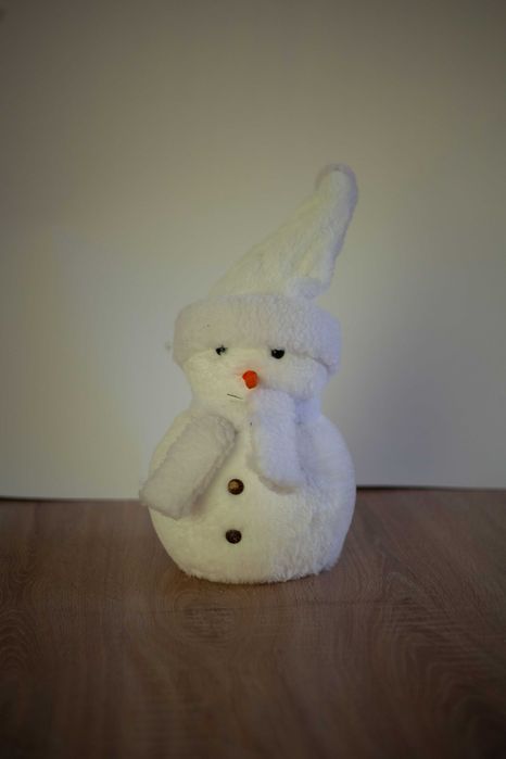 Boneco de neve decorativo