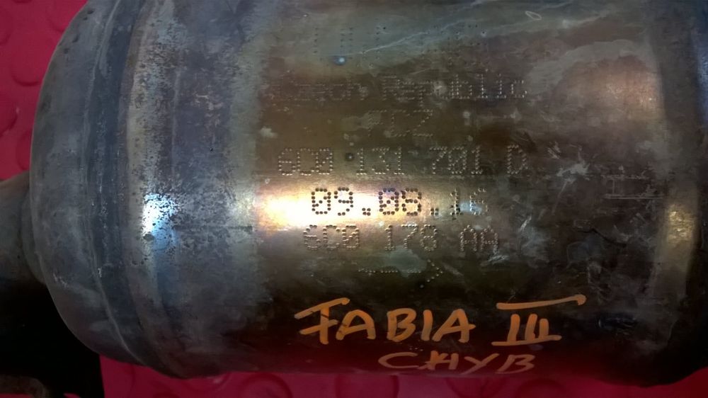 Catalisador 6C0131701D - SKODA FABIA III