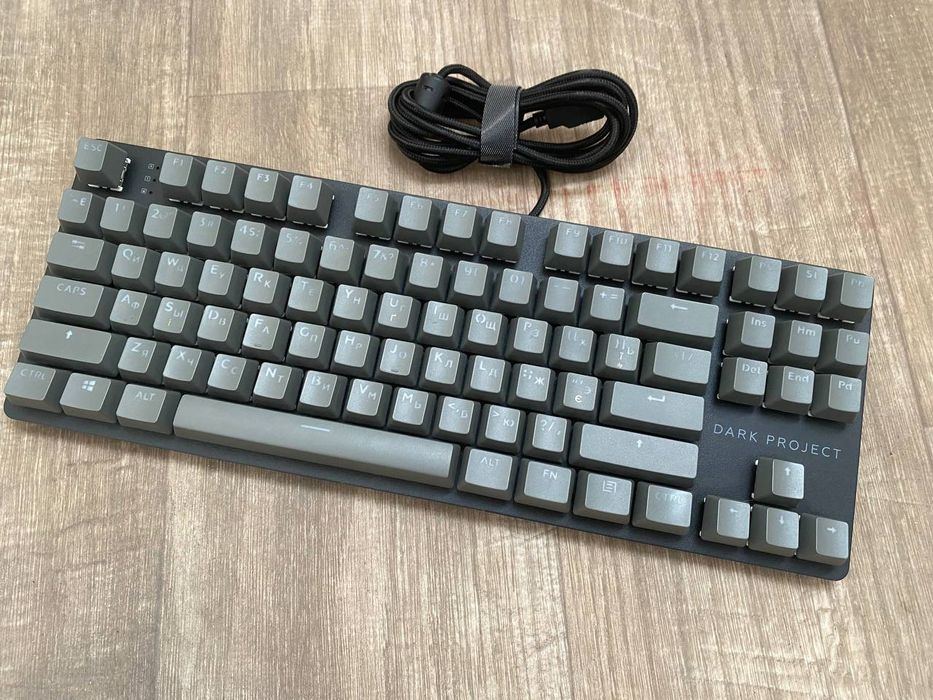 »ТОП Ігрова клавіатура Dark Project KD87A One Saphire 80% PBT Pudding