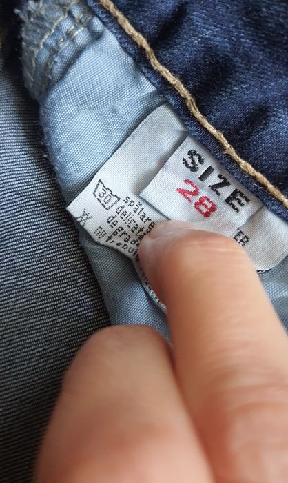 Krótkie jeansowe dzinsowe spodenki