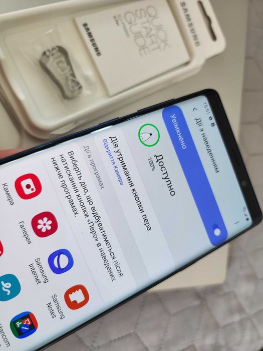 Оригінальний Samsung NOTE 9 N960F S-PEN c Bluetooth стилус і стержні